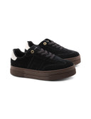 Sneaker platform scamosciata da donna