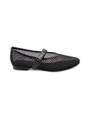 Ballerina mary jane in rete da donna