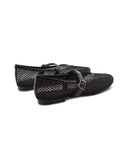 Ballerina mary jane in rete da donna