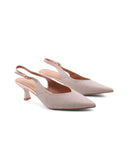 Décolleté slingback glitter da donna