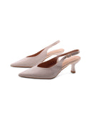 Décolleté slingback glitter da donna