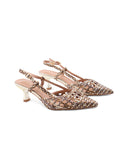 Décolleté slingback intrecciata da donn