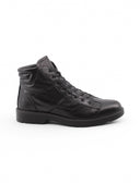 Stivaletto nero in pelle da uomo