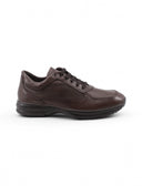 Scarpa marrone in pelle da uomo