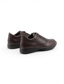 Scarpa marrone in pelle da uomo