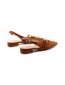 Ballerina slingback scamosciata donna