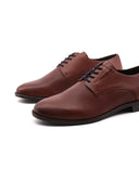Derby stringata in vera pelle uomo
