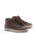 Sneaker alta in pelle da uomo