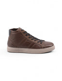 Sneaker alta in pelle da uomo