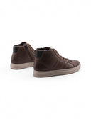 Sneaker alta in pelle da uomo