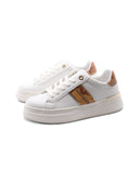 Sneaker platform da donna con strass