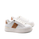 Sneaker platform da donna con strass