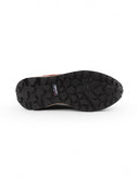 Sneaker in pelle e tessuto da uomo