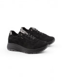 Sneaker scamosciata nera da donna