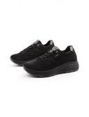 Sneaker scamosciata nera da donna