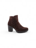Ankle boot in pelle scamosciata donna