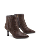 Ankle boot intrecciato da donna
