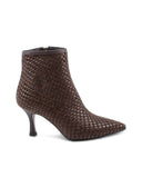 Ankle boot intrecciato da donna