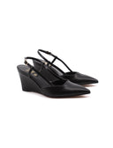 Décolleté slingback con zeppa donna
