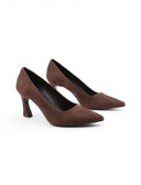 Décolleté elegante scamosciata donna