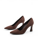Décolleté elegante scamosciata donna
