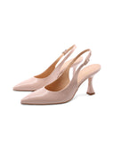 Décolleté slingback in vernice da donna