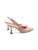 Décolleté slingback in vernice da donna