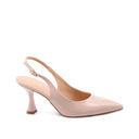 Décolleté slingback in vernice da donna