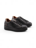 Sneaker platform nera da donna