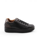 Sneaker platform nera da donna