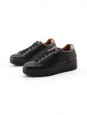 Sneaker platform nera da donna