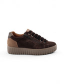 Sneaker platform scamosciata da donna