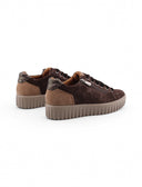 Sneaker platform scamosciata da donna