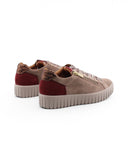 Sneaker platform scamosciata da donna