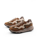 Sneaker multicolor in pelle da donna