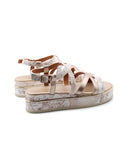 Sandalo platform con stampa Geo Classic