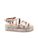 Sandalo platform con stampa Geo Classic