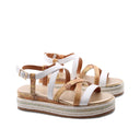 Sandalo platform con stampa Geo Classic