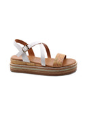 Sandalo platform con stampa Geo Classic