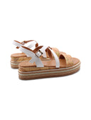 Sandalo platform con stampa Geo Classic