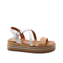 Sandalo platform con stampa Geo Classic