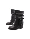 Stivaletto nero made in Italy da donna