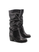 Stivale nero made in Italy da donna
