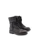 Anfibio nero in pelle da donna