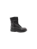 Anfibio nero in pelle da donna