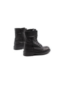 Anfibio nero in pelle da donna