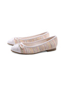 Ballerina vegan da donna con fiocco