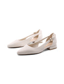 Ballerina vegan da donna con fibbia