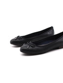 Ballerina vegan da donna con fiocco