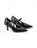 Décolleté slim strap in vernice donna